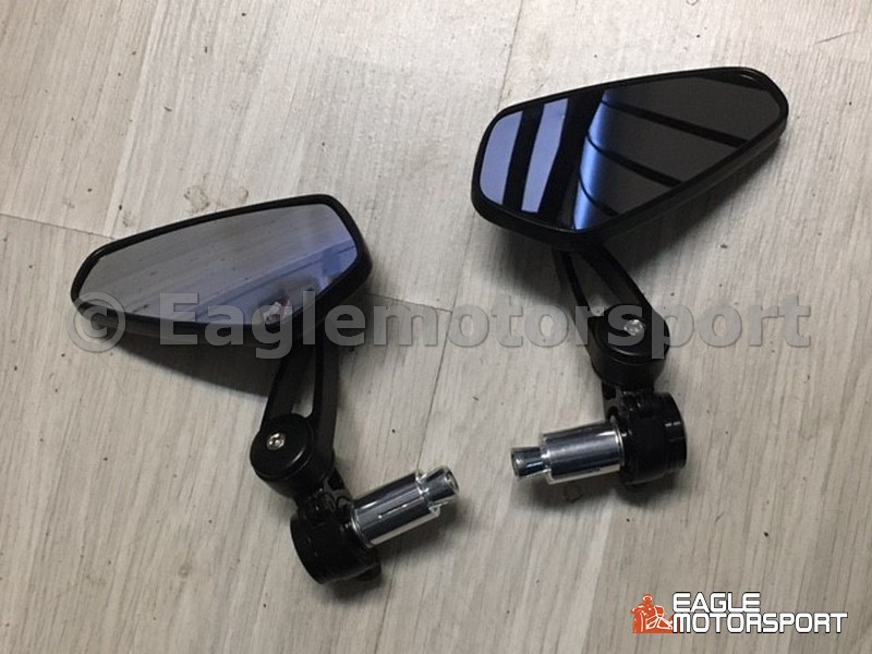 Spiegel set 360 Zwart (Bar End montage)